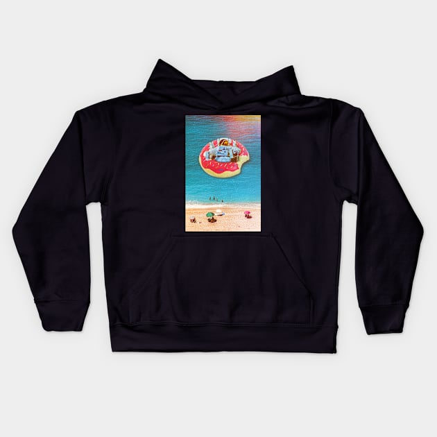 Summer Days Kids Hoodie by SeamlessOo